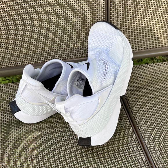 Nike go Flyease White and Black Slip-On Athletic Shoes - Picture 13 of 16